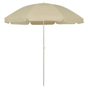 vidaXL Rantavarjo hiekankeltainen 240 cm