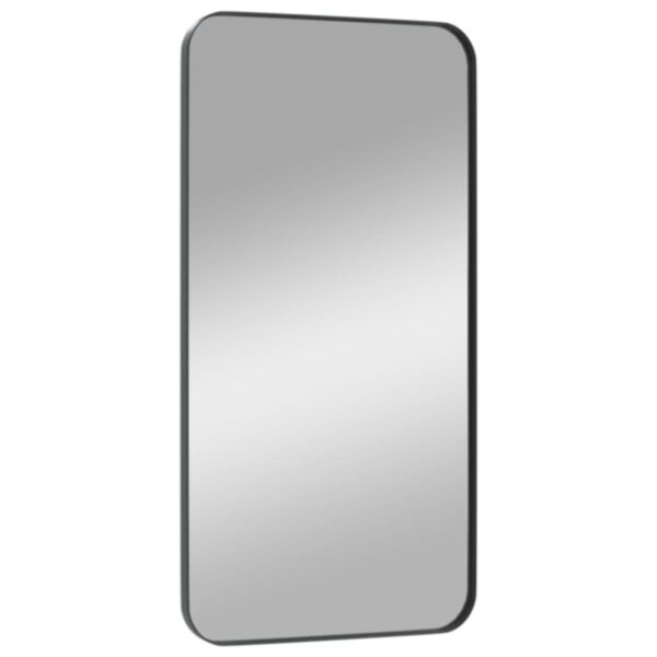 vidaXL Sein&auml;peili musta 40x80 cm suorakulmio