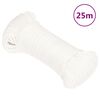 vidaXL Venek&ouml;ysi t&auml;ysvalkoinen 5 mm 25 m polypropeeni