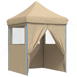 vidaXL Juhlateltta 200 x 200 x 306 cm Beige Oxford-kangas