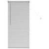 vidaXL Venetsialaiset Verhot Hopea 130 x 65 cm Alumiini