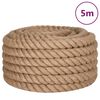 vidaXL Juuttinaru 1 mm Luonnollinen 100% Tossa juutti