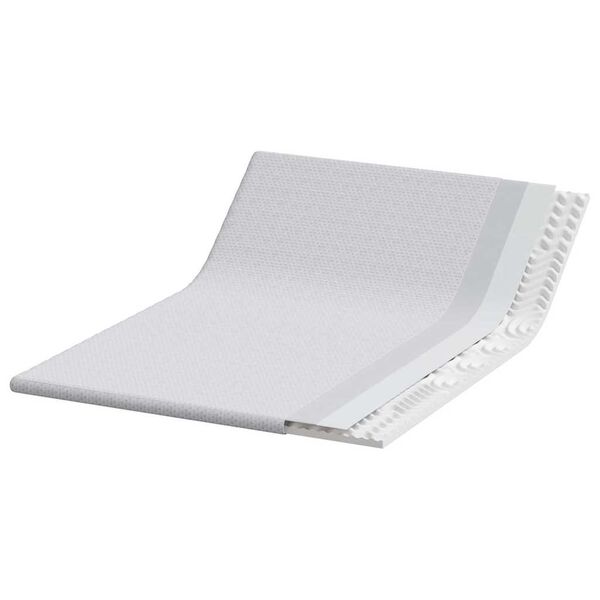 vidaXL Patjanp&auml;&auml;llinen Valkoinen 140 x 200 x 6 cm Jacquard-kangas