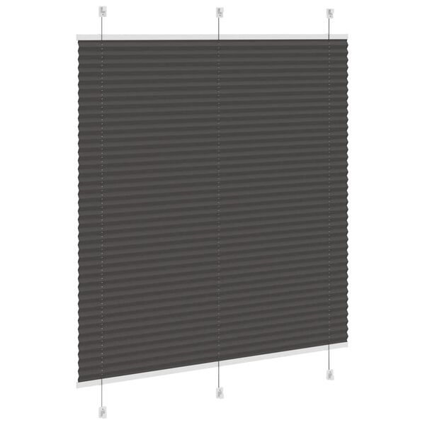 vidaXL laskostettu blindi musta 120x100 cm kankaan leveys 119,4 cm