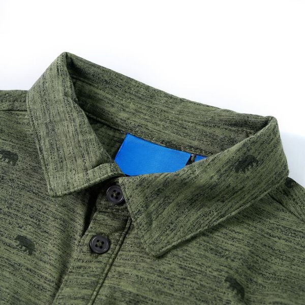 Lasten paita meleerattu khaki 128