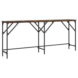 vidaXL Konsolip&ouml;yt&auml; savutammi 180x29x75 cm tekninen puu