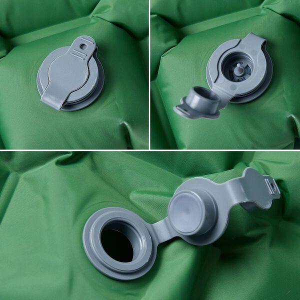 vidaXL T&auml;ytett&auml;v&auml; retkeilypatja vihre&auml; 1 hengelle 190x58x6 cm