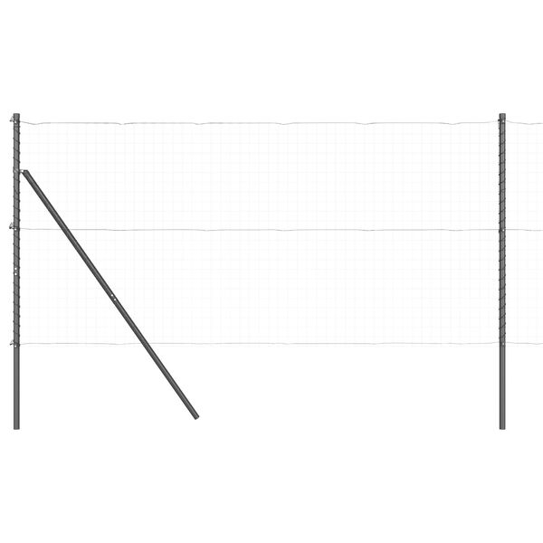 vidaXL Aitalatu Muut 52 pcs Harmaa 3,2 x 3,2 x 190 cm Teräs