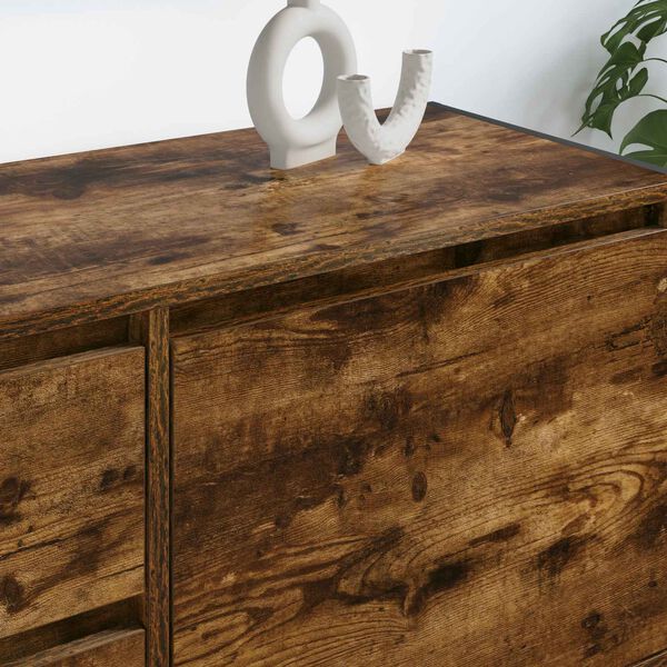 vidaXL TV-kaappi Savupuu 100 x 36 x 49.5 cm Tekninen puu