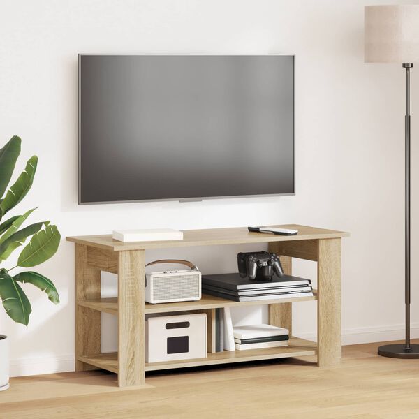 vidaXL TV-teline Sonoman tammi 100 x 40 x 50 cm