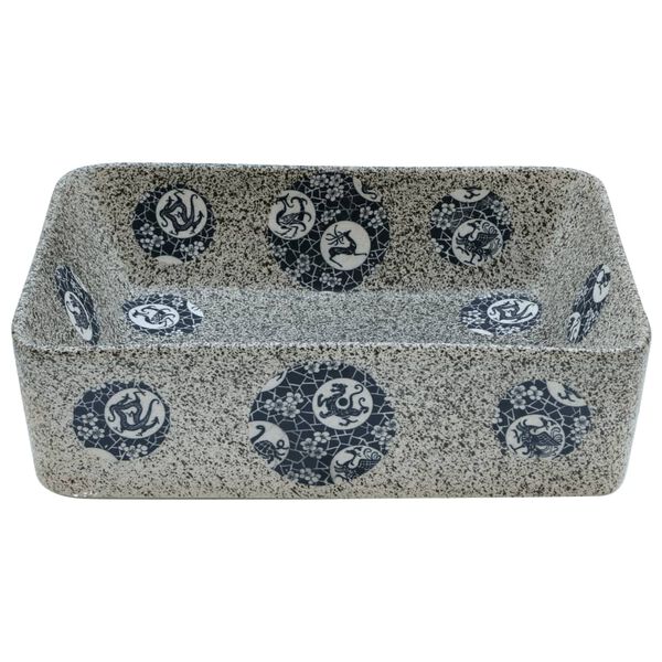 vidaXL Pesuallas tasolle moniv&auml;rinen suorakaide 46x35,5x13 cm