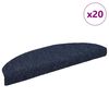 vidaXL Porrasmatot itseliimautuvat 20 kpl 65x21x4 cm sininen puolipy&ouml;re&auml; suuri