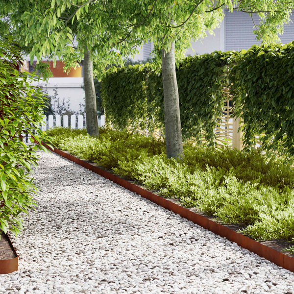 vidaXL Nurmireunus 20 pcs Ruskea 100 x 0.05 x 20 cm Kulunut Ter&auml;s