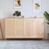 vidaXL Kaapin ovet s&auml;leikk&ouml;muotoilu 4 kpl 99,3x49,4 cm t&auml;ysi m&auml;nty