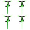 vidaXL Py&ouml;riv&auml;t sprinklerit 4 kpl vihre&auml;musta 16x13,5x25,5 cm ABS/PP
