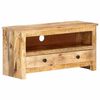 vidaXL TV-taso 79x30x40 cm karkea mangopuu
