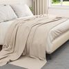 vidaXL Heittoviltti Beige 270 x 240 cm Fleese