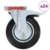 vidaXL Rullapy&ouml;r&auml;t 24 kpl 200 mm