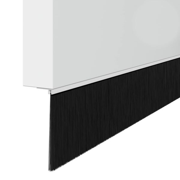 vidaXL Kierteellinen oven harjasulku 6 pcs Valkoinen 100 cm