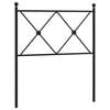 vidaXL Metallinen vaihtop&auml;&auml;ty musta 80 cm