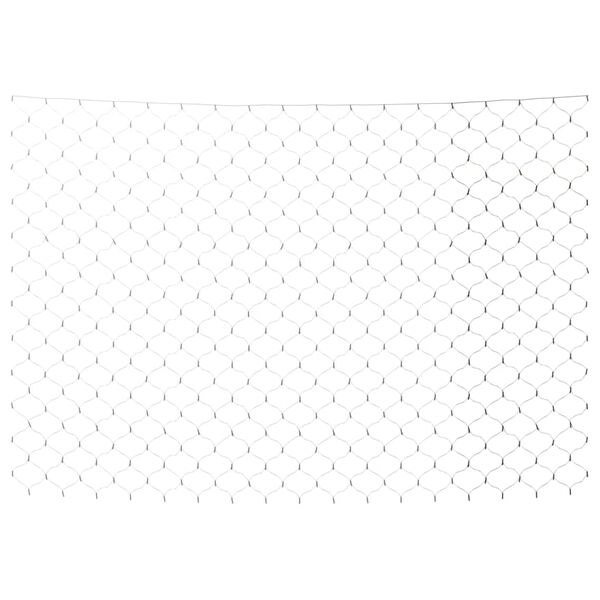 vidaXL Jouluvaloverkko kylm&auml; valk. 3x2 m 204 LED-valoa ulos/sis&auml;lle