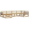 vidaXL Ulkosohvakokoelma 6 pcs valkoinen 327 x 168,5 x 73 cm