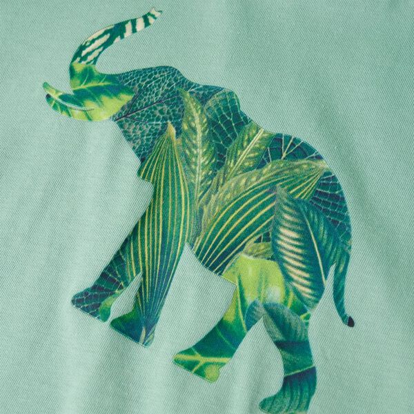 Lasten T-paita vaalea khaki 128