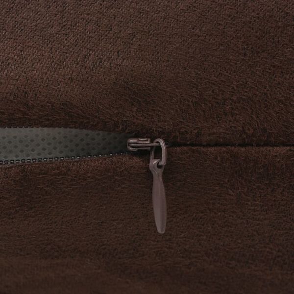 vidaXL Tyynynp&auml;&auml;llinen 4 kpl Keinomokka 50x50 cm Ruskea