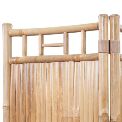 vidaXL Tilanjakaja 4 paneelia bambu