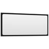vidaXL Kylpyhuonepeili musta 90x1,5x37 cm lastulevy