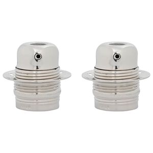 vidaXL Lampuntelineet 2 kpl Satin Nickel E27