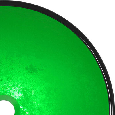 vidaXL Pesuallas karkaistu lasi 42x14 cm vihreä