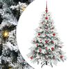 vidaXL Tekojoulukuusi 150 LED-valoilla Valkoinen 120 cm PE ja PVC