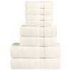 vidaXL Premium Pyyhkeet 8-osaa SOLUND kerma 600 gsm