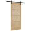 vidaXL Liukuovi ORKDAL Luonnollinen 86 x 198,5 cm T&auml;ysi m&auml;nty