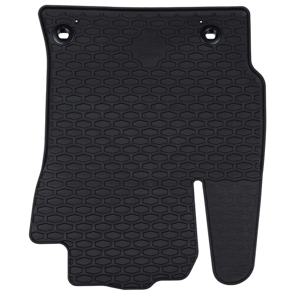 vidaXL Auton matto 4 pcs Musta Kumi