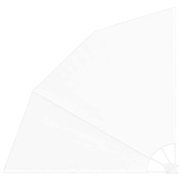 vidaXL Parvekkeen yksityisyyden suoja Valkoinen 160 x 160 cm