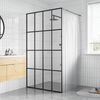 vidaXL Walk-in Suihkun sein&auml;ke kirkas karkaistu lasi 80x195 cm