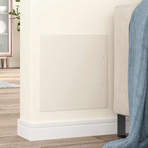 vidaXL P&auml;&auml;sypaneelit Valkoinen 30 x 30 cm ABS-muovi