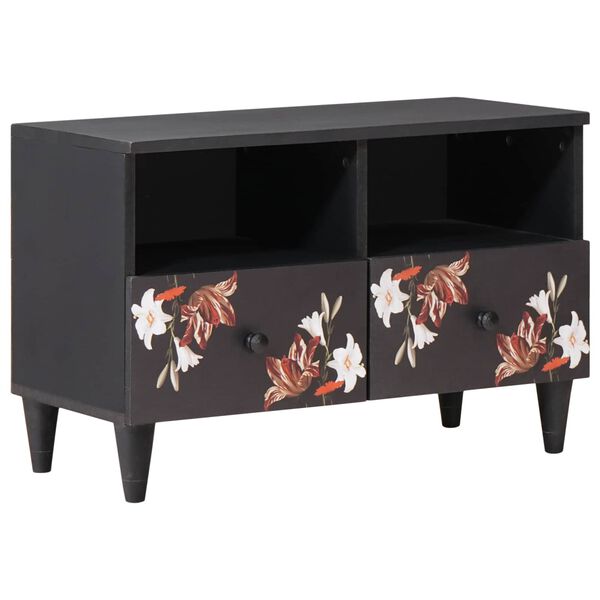 vidaXL Säilytyskaapit Monivärinen 70 x 33,5 x 46 cm Kiinteä mango puu