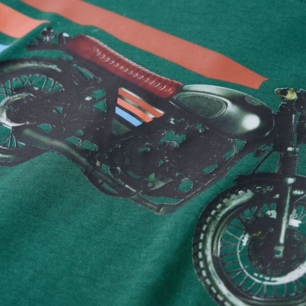 Lasten pitk&auml;hihainen T-paita vihre&auml; 116