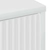 vidaXL Sivup&ouml;yt&auml; Korkean kiillon valkoinen 89,5 x 33 x 82 cm