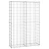 vidaXL Gabion/kivikori kansilla galvanoitu vaijeri 150x100x30 cm