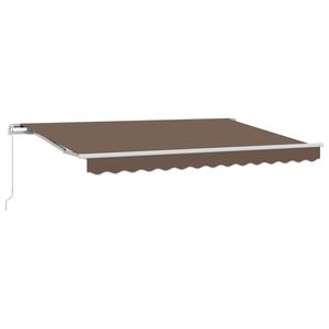 vidaXL Vetoutuva markiisi Taupe 2,5 x 2 m kangas