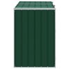 vidaXL Wheelie Bin Säilytys kaksoisastioille Vihreä 144x81x113cm Teräs