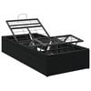 vidaXL S&auml;hk&ouml;s&auml;&auml;t&ouml;inen s&auml;nky runko Musta 200 x 90 x 33,5 cm Ter&auml;s