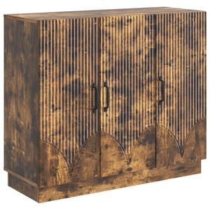 vidaXL Sivup&ouml;yt&auml; Savutammi 89 x 34,5 x 77 cm Tekninen puu