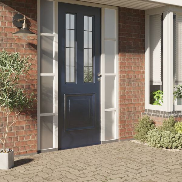 vidaXL Staattinen ikkunakalvo himme&auml; harmaa 90x1000 cm PVC