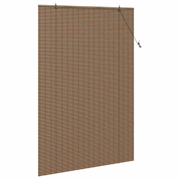 vidaXL Rullaverho verhoilla Ruskea 150 x 220 cm Bambu