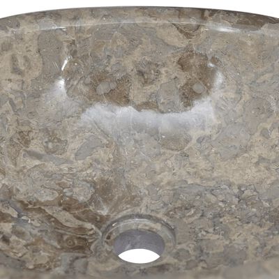vidaXL Pesuallas harmaa 53x40x15 cm marmori